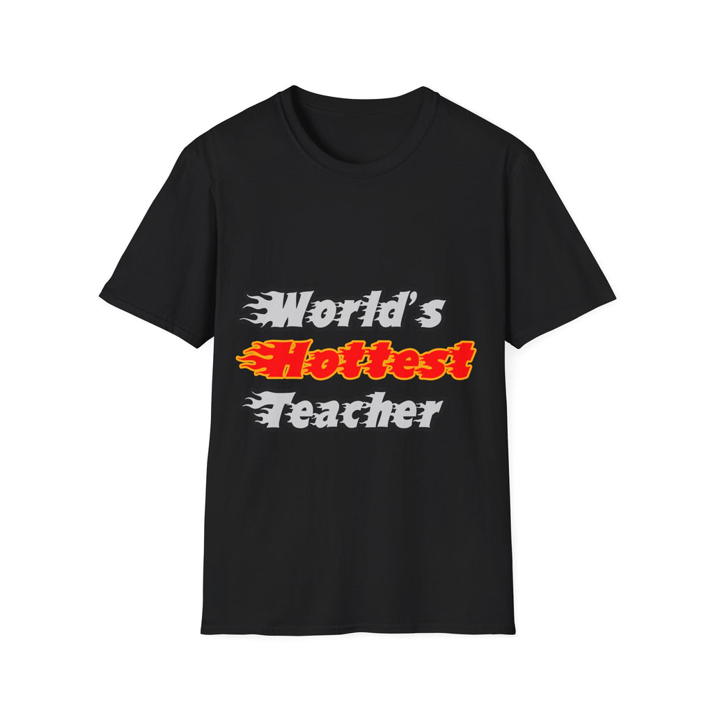 World's Hottest Teacher - Unisex Softstyle T-Shirt