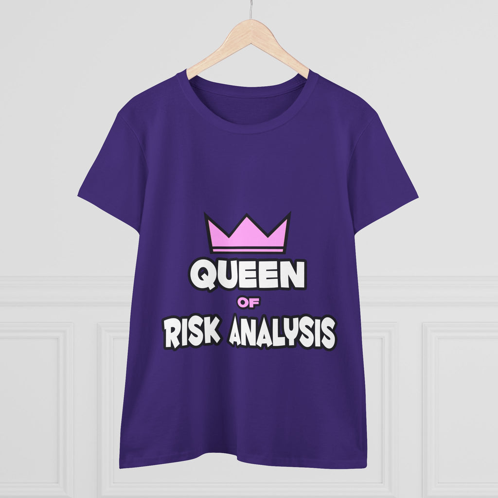 Queen of Risk Analysis - Women's Midweight Cotton Tee