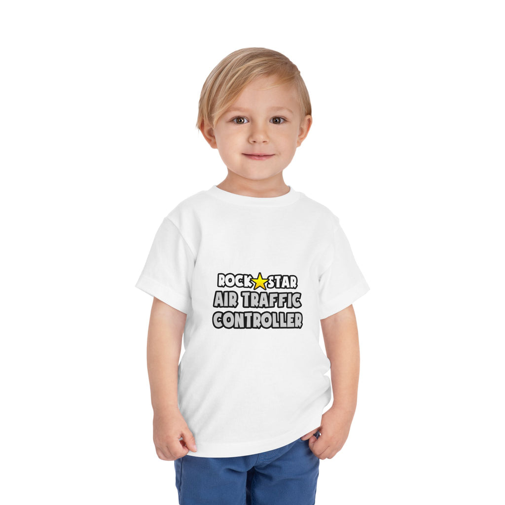 Rock Star Air Traffic Controller - Toddler Short Sleeve Tee