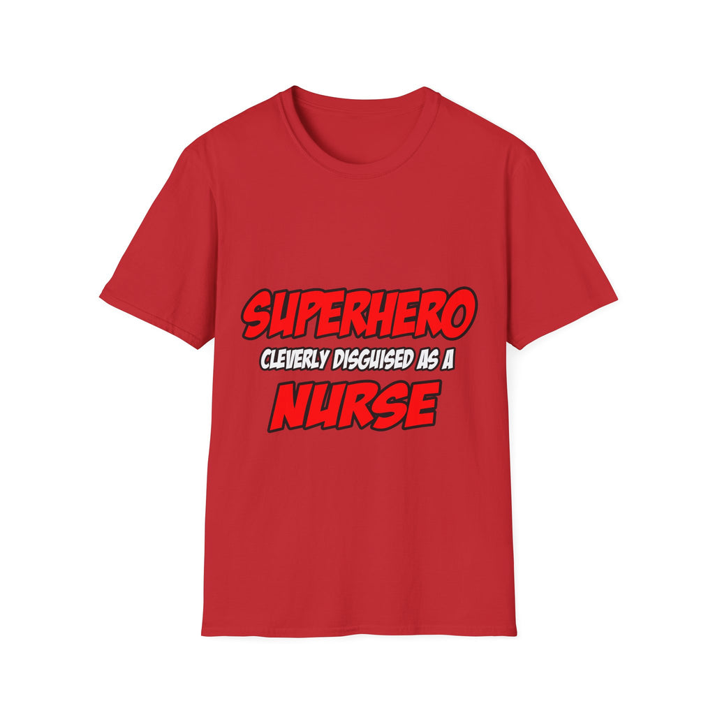 Superhero...Nurse - Unisex Softstyle T-Shirt