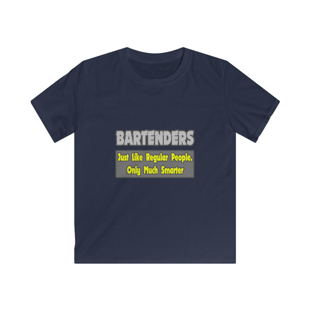 Bartenders...Smarter - Kids Softstyle Tee