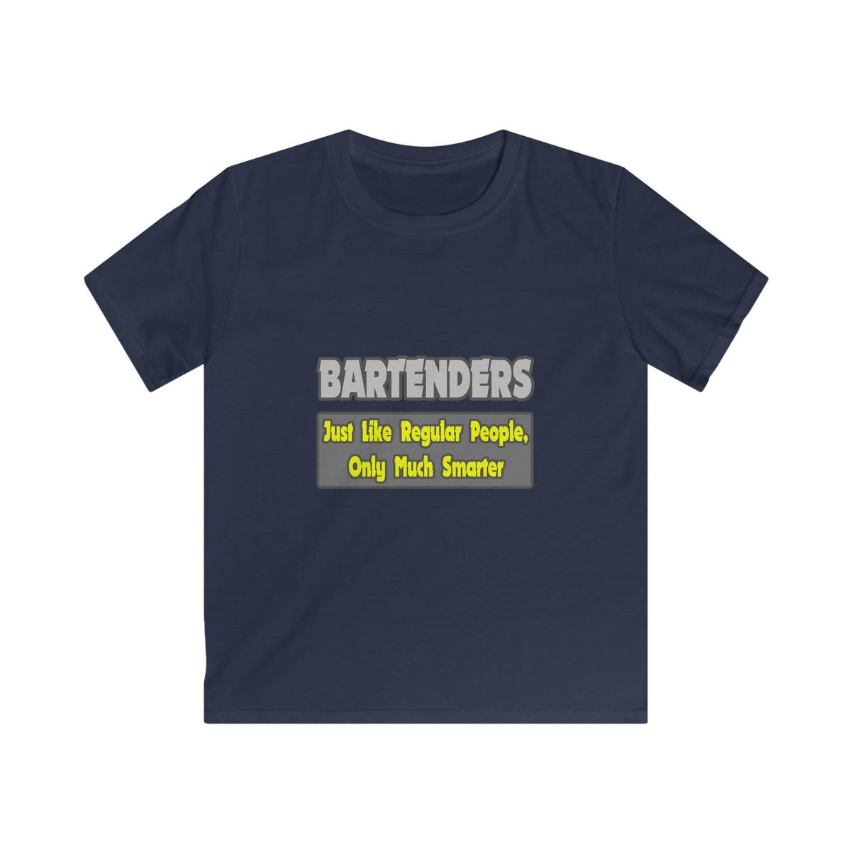 Bartenders...Smarter - Kids Softstyle Tee