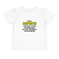 Carpenter...Superior Intelligence - Toddler Short Sleeve Tee