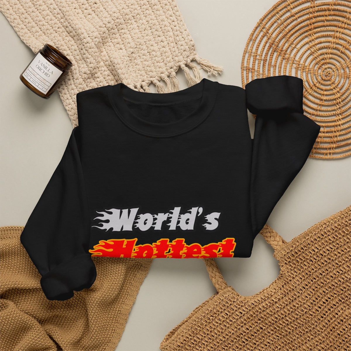 World's Hottest Farmer - Unisex Heavy Blend™ Crewneck Sweatshirt