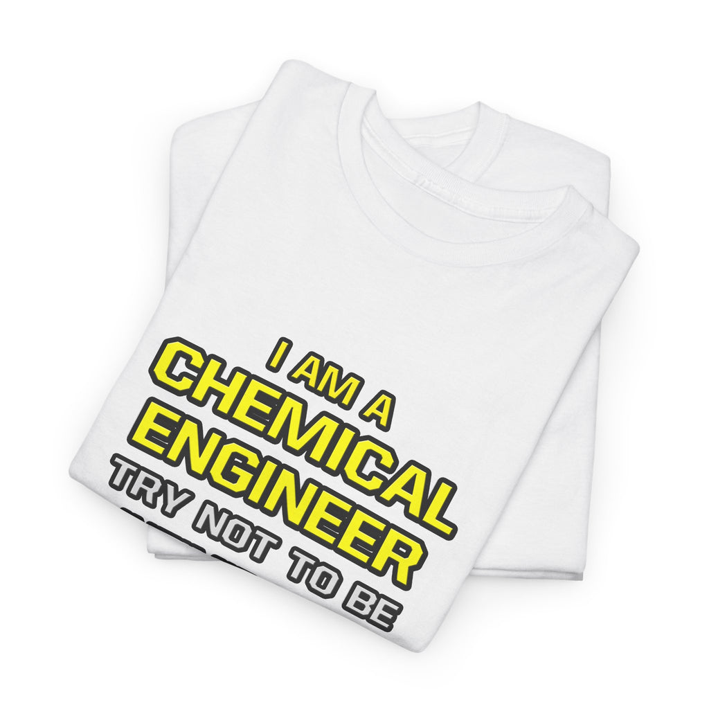 Chemical Engineer...Superior Intelligence - Unisex Heavy Cotton Tee
