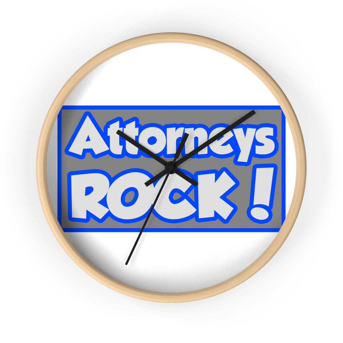 Attorneys Rock! - Wall Clock