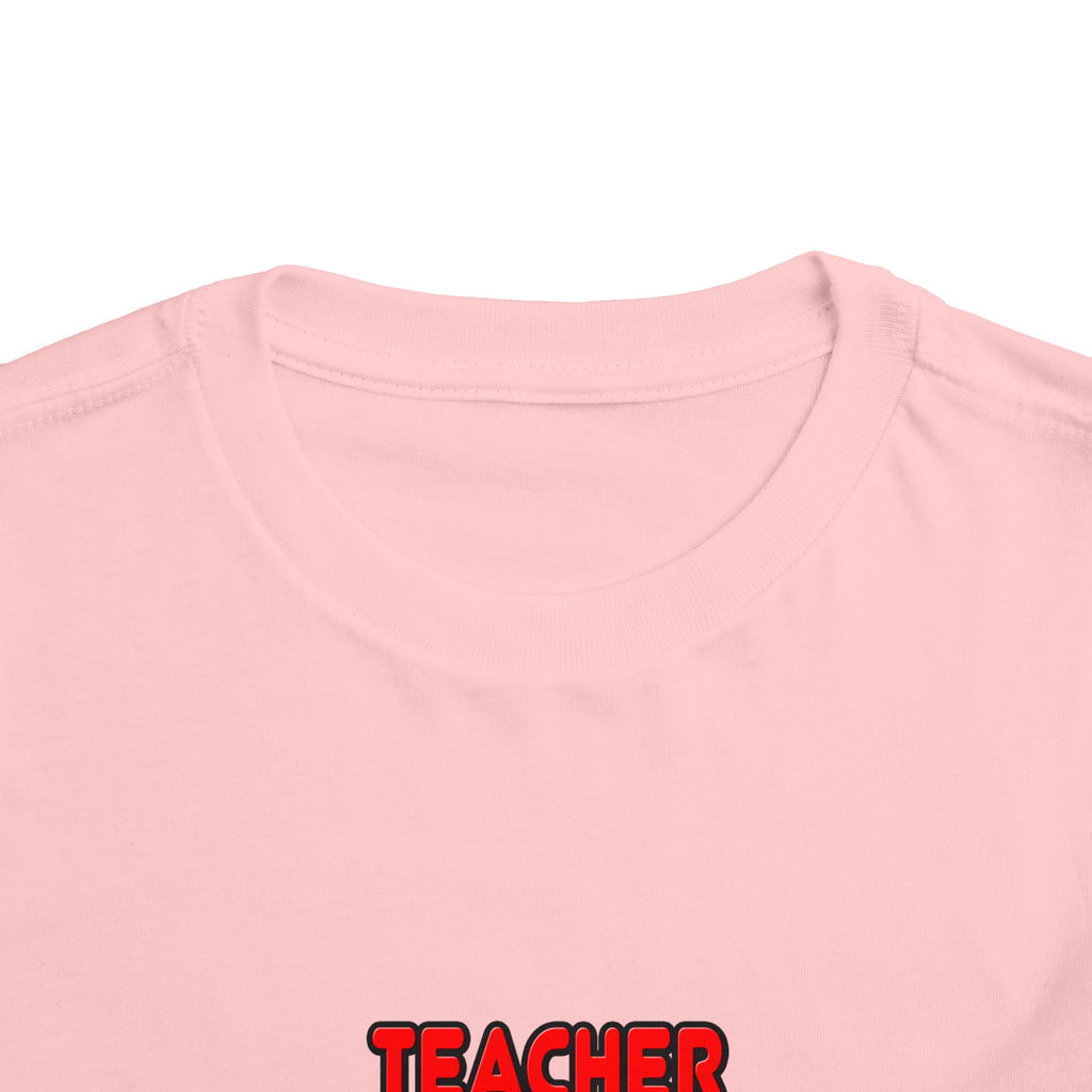 Rainbow Teacher - Toddler Short Sleeve Tee