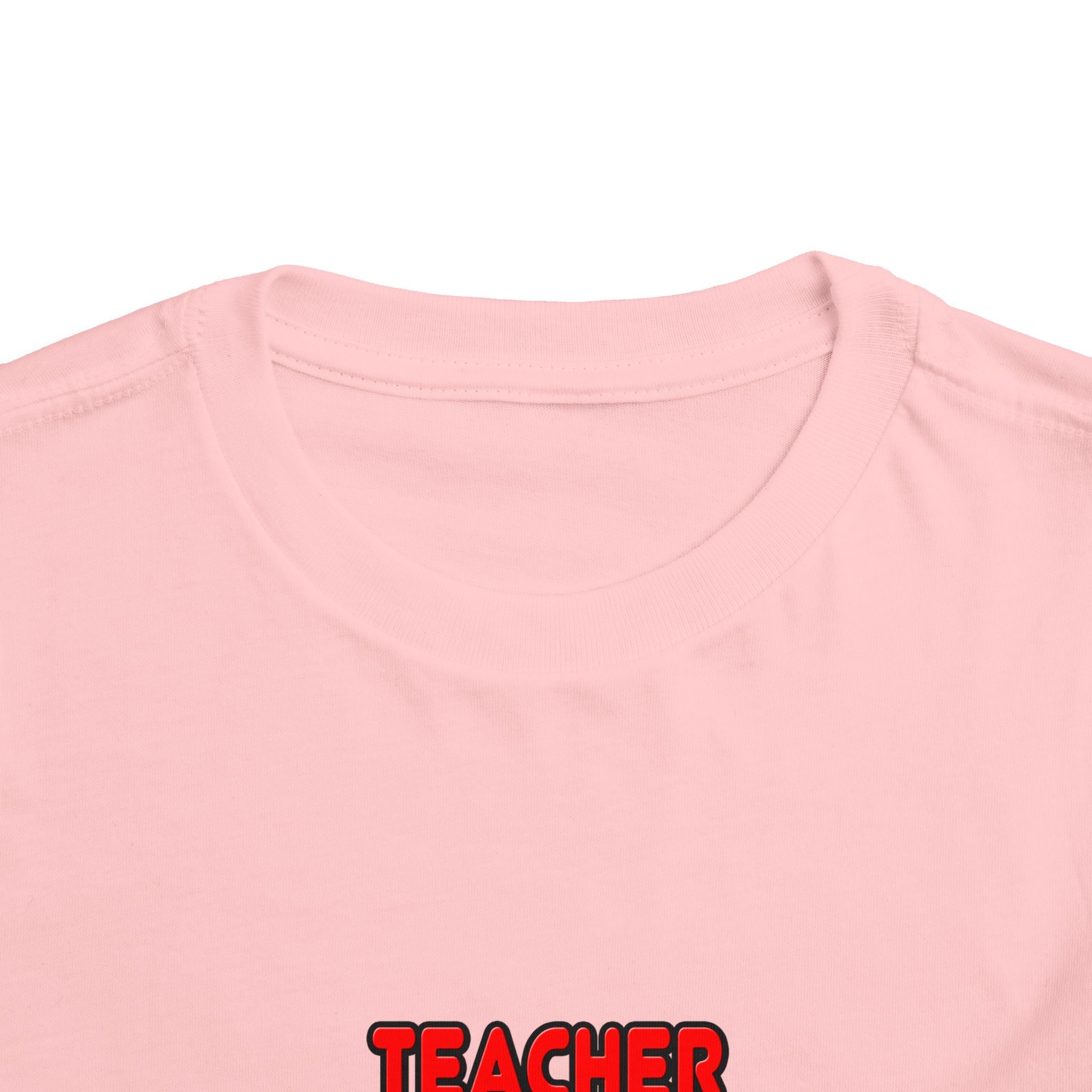 Rainbow Teacher - Toddler Short Sleeve Tee