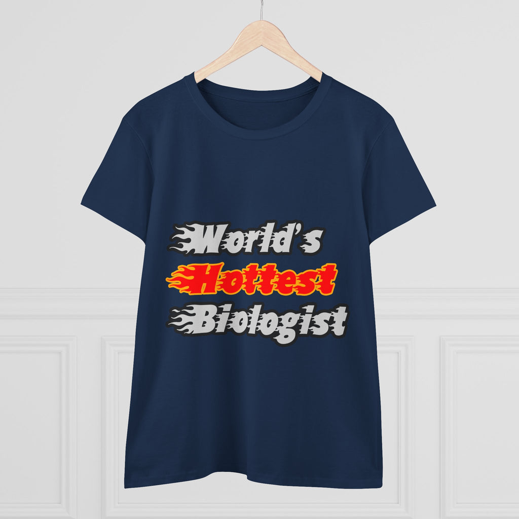 World's Hottest Biologist - Women's Midweight Cotton Tee