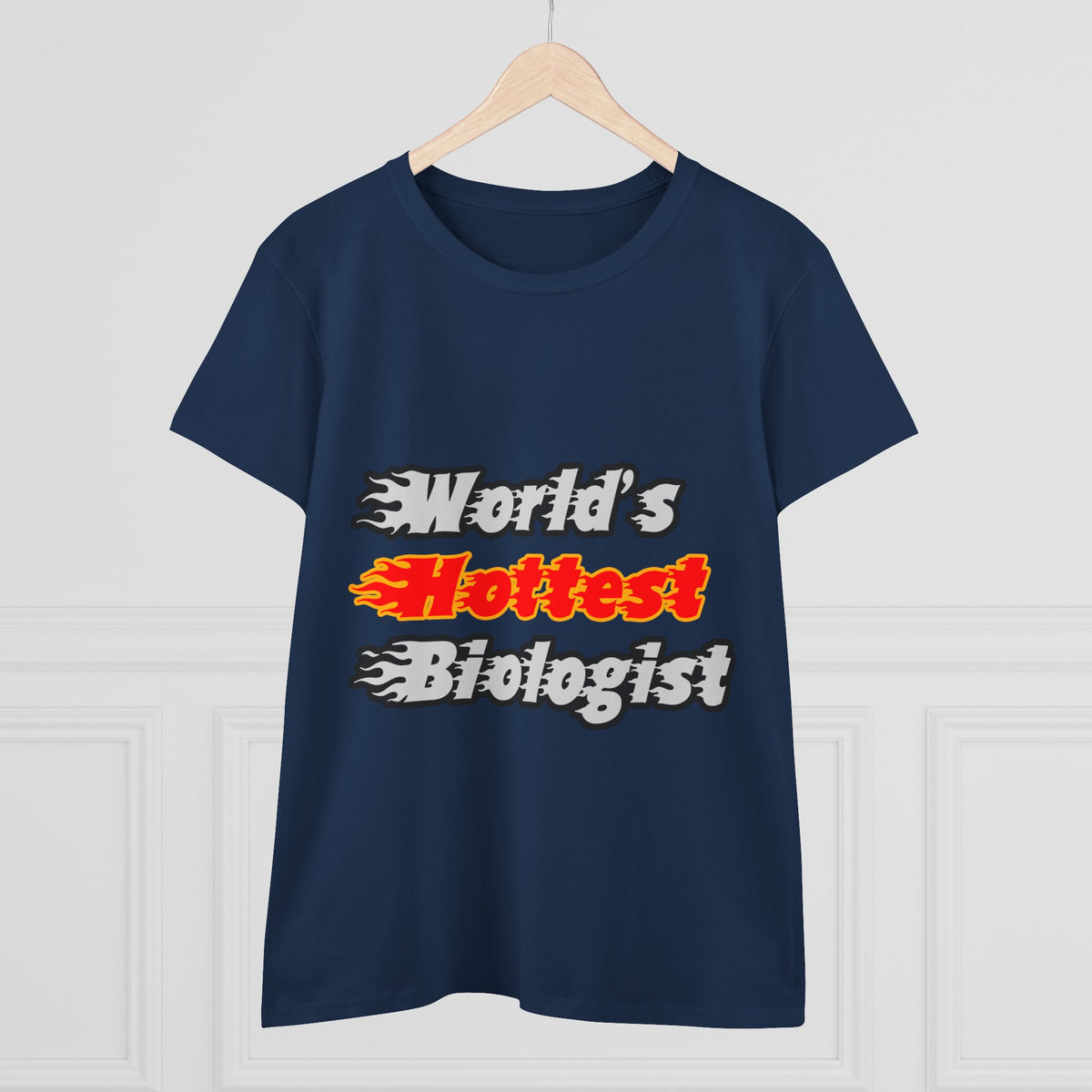 World's Hottest Biologist - Women's Midweight Cotton Tee