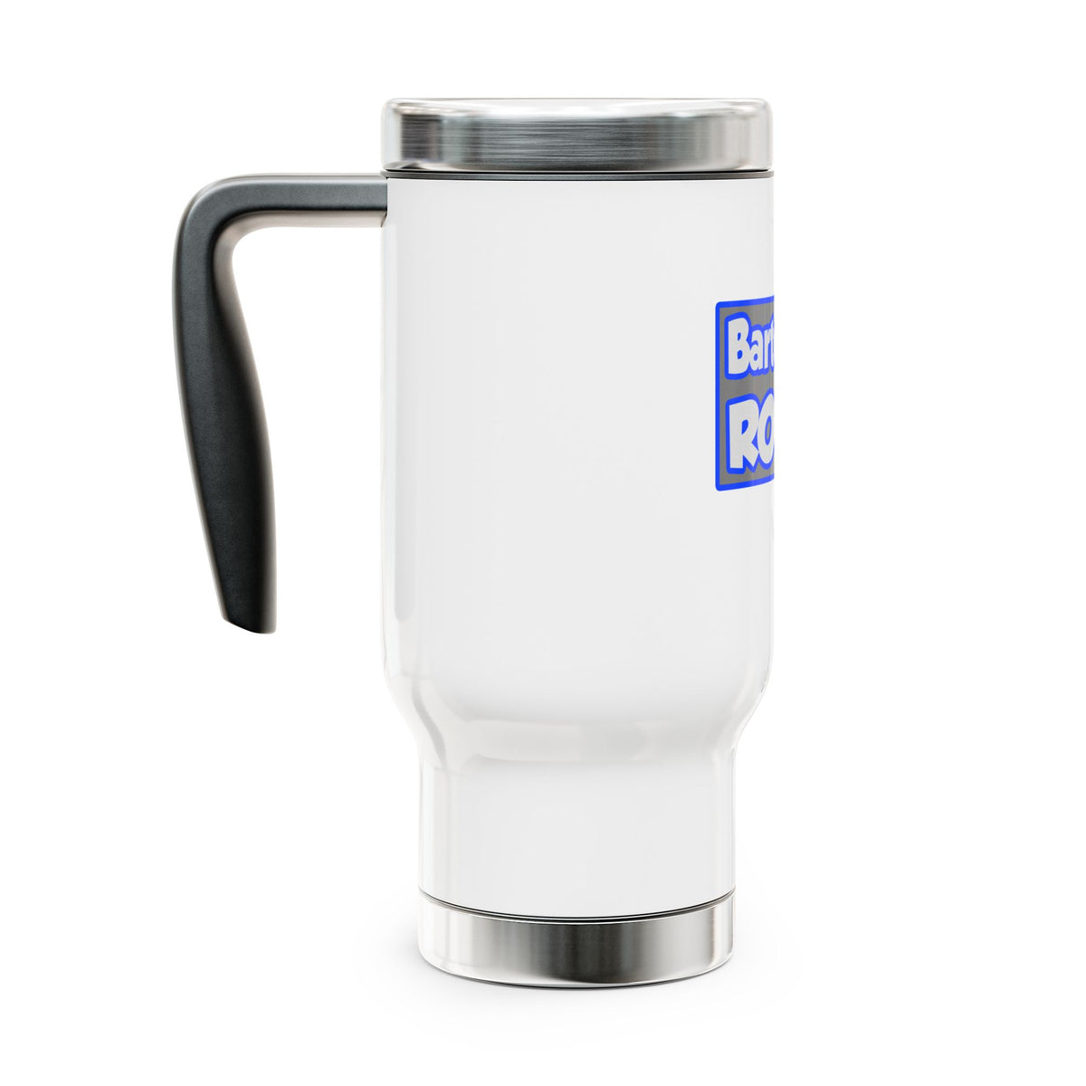 Bartenders Rock! - Stainless Steel Travel Mug with Handle, 14oz