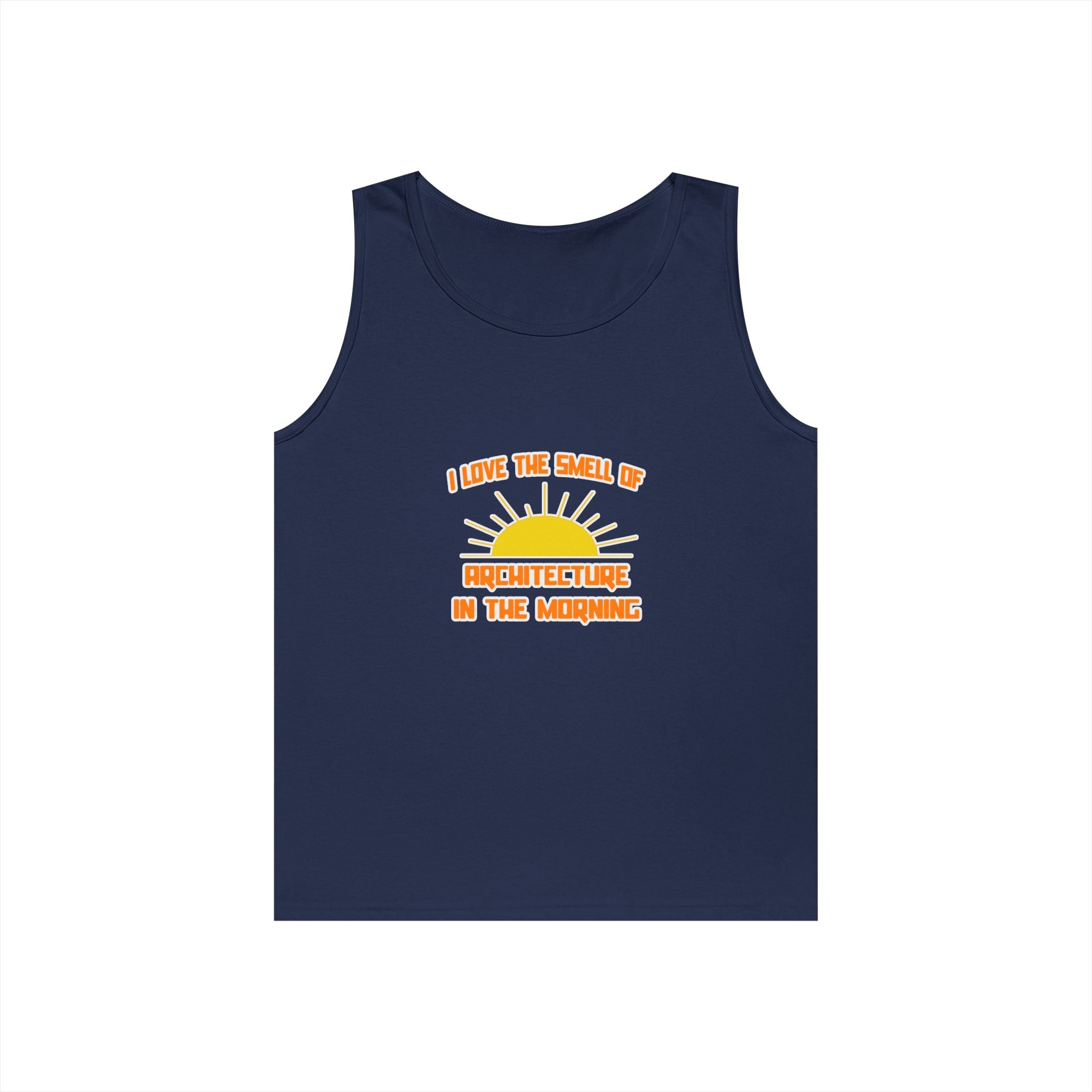 Smell of Architecture in the Morning - Unisex Heavy Cotton Tank Top