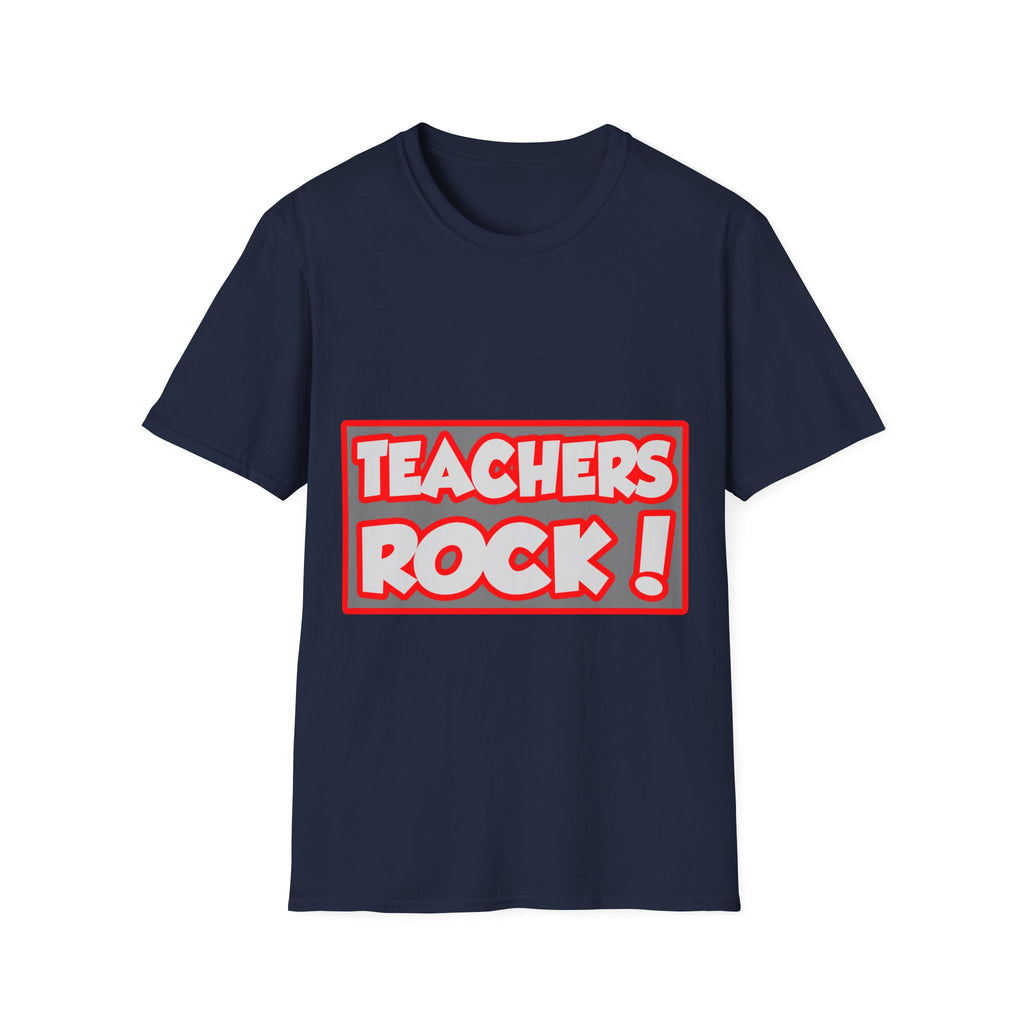 Teachers Rock! - Unisex Softstyle T-Shirt