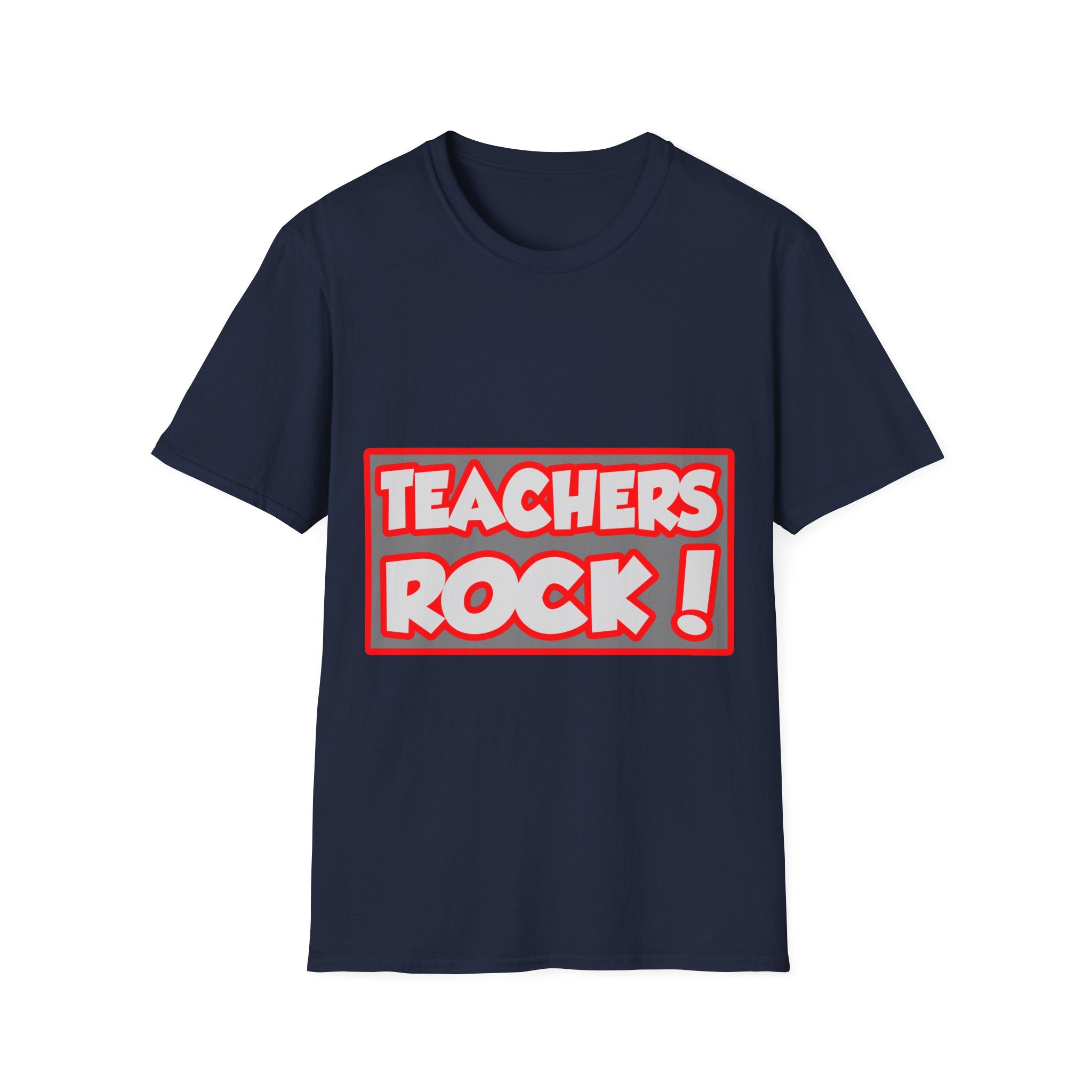 Teachers Rock! - Unisex Softstyle T-Shirt