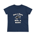 Save a Horse, Ride a Bailiff - Women's Midweight Cotton Tee