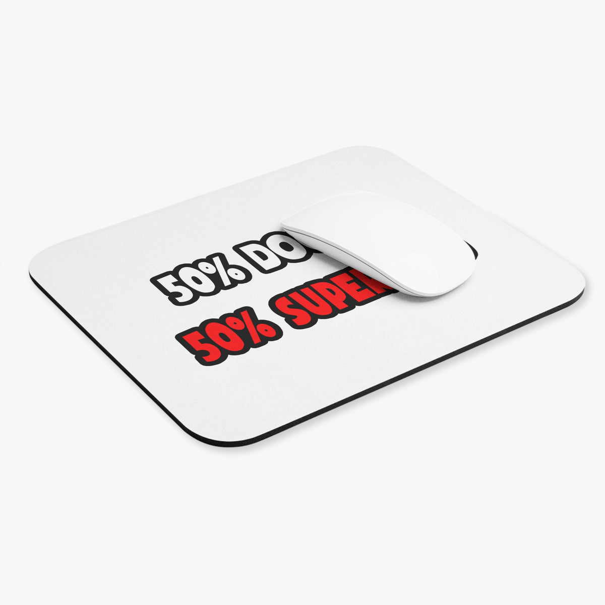 Half Doctor ... Half Superhero - Mouse Pad (Rectangle)