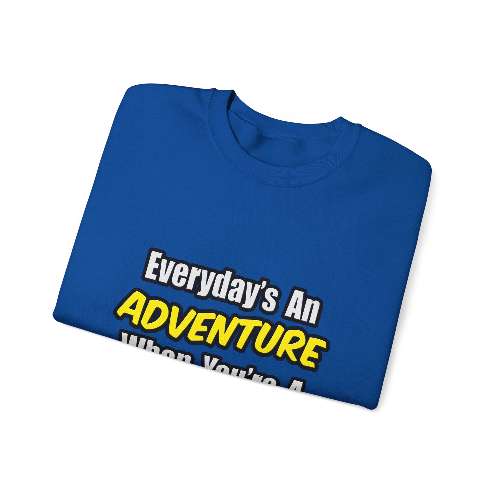 Everyday's An Adventure...Teacher - Unisex Heavy Blend™ Crewneck Sweatshirt