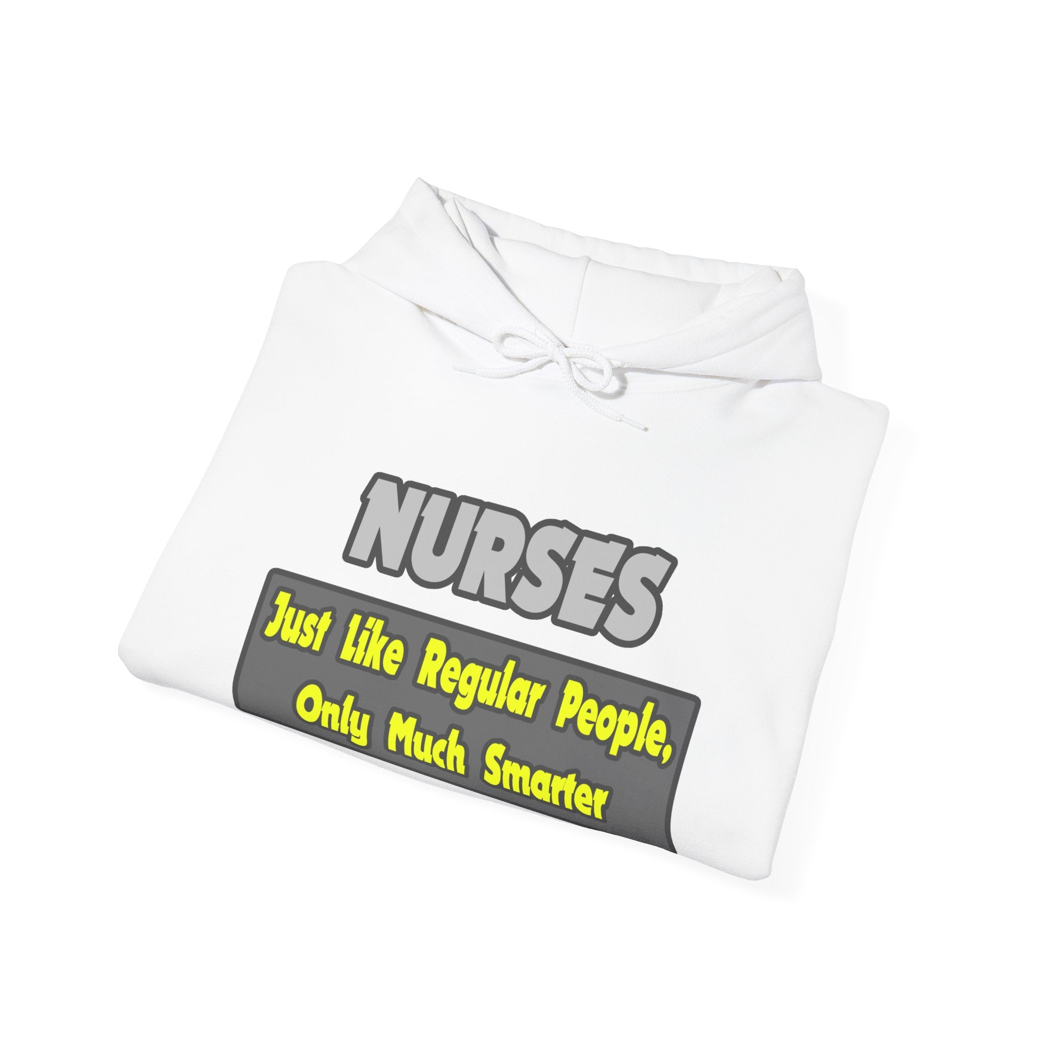 Nurses...Smarter - Unisex Heavy Blend™ Hooded Sweatshirt