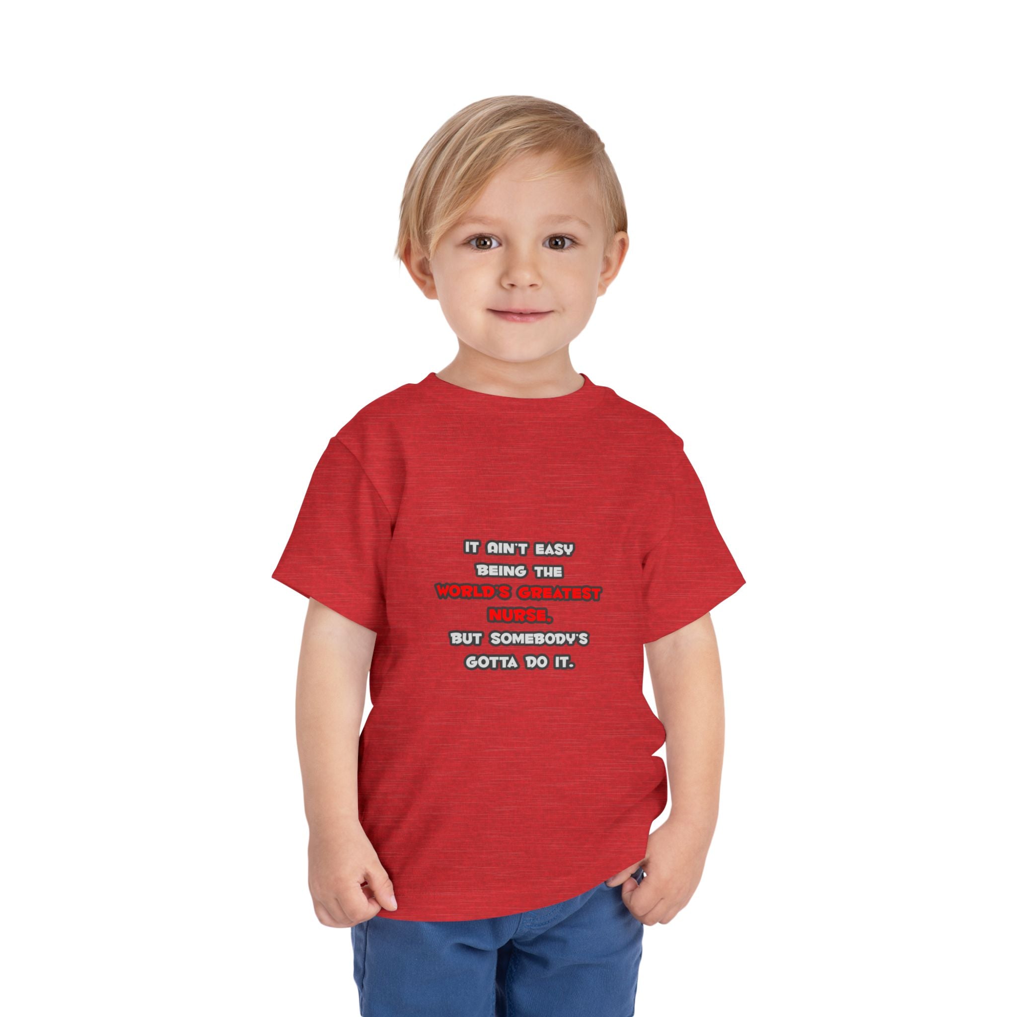 World's Greatest Nurse Joke - Toddler Short Sleeve Tee