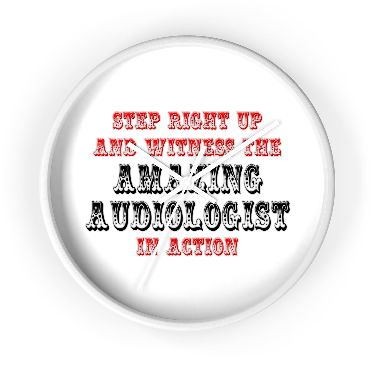 Amazing Audiologist In Action - Wall Clock