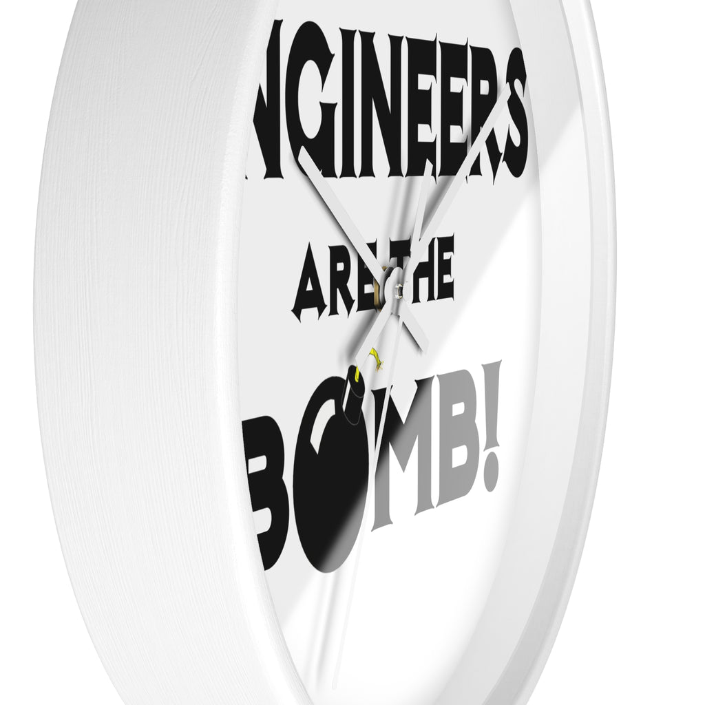 Engineers Are The Bomb! (2) - Wall Clock