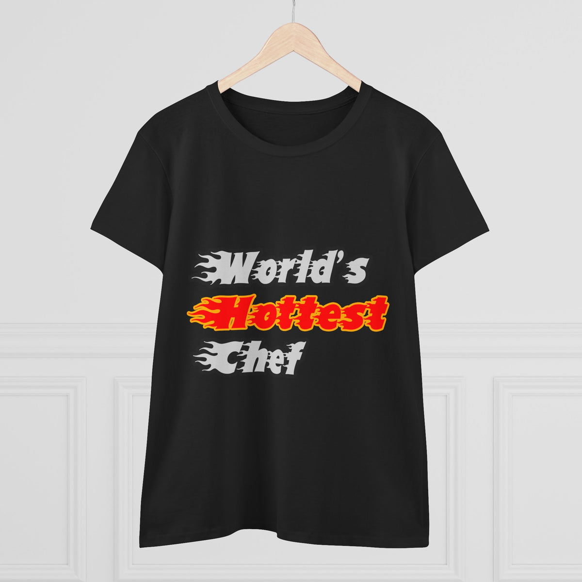 World's Hottest Chef - Women's Midweight Cotton Tee