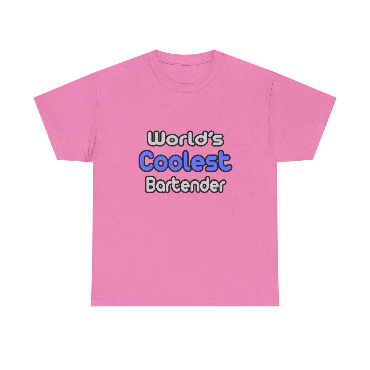 World's Coolest Bartender - Unisex Heavy Cotton Tee