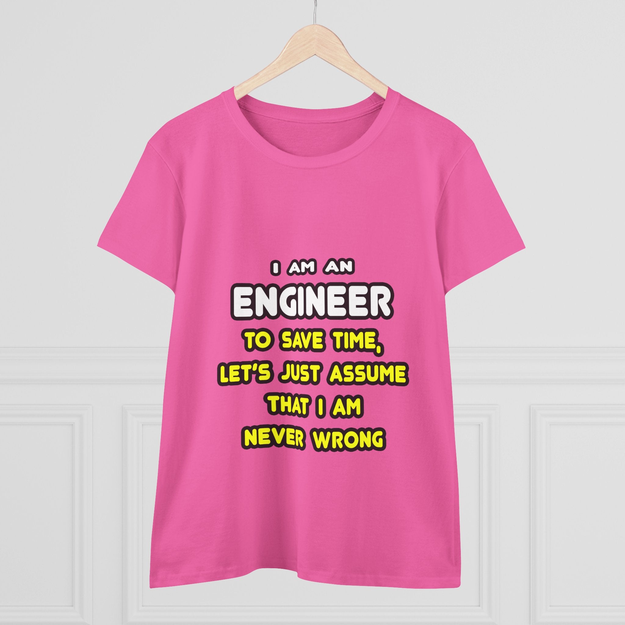 Funny Engineer T Shirts and Gifts - Women's Midweight Cotton Tee
