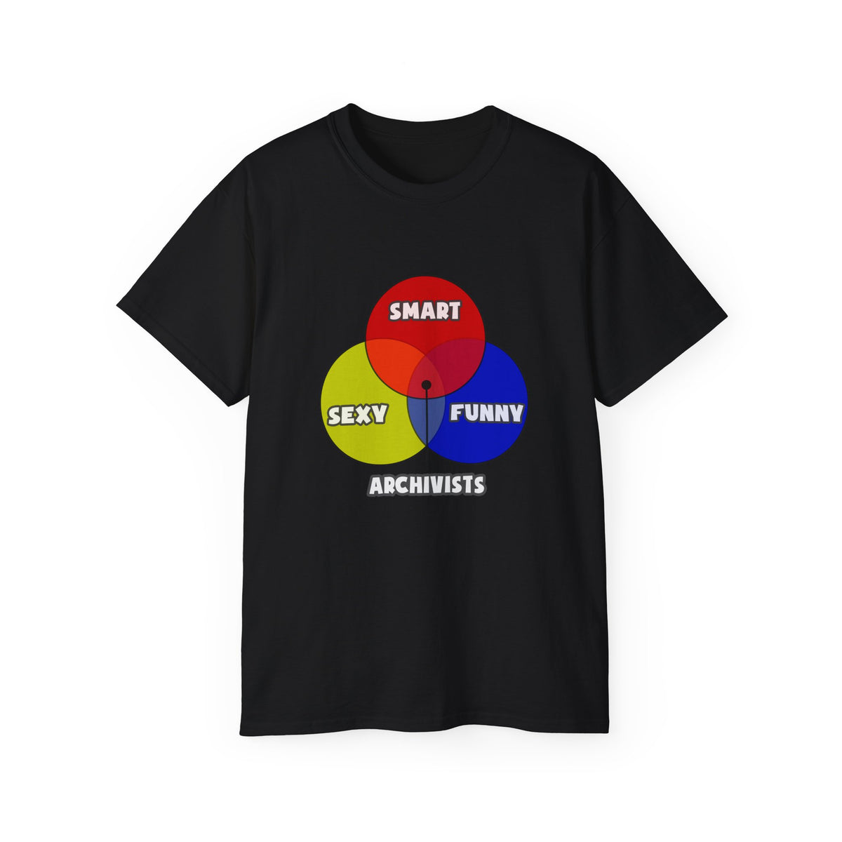 Venn Diagram .. Archivists - Unisex Ultra Cotton Tee