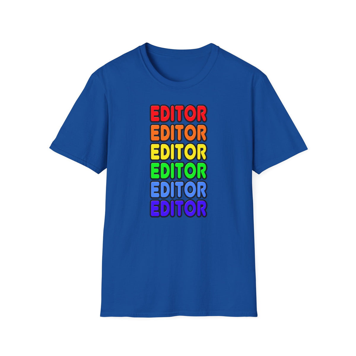 Rainbow Editor - Unisex Softstyle T-Shirt