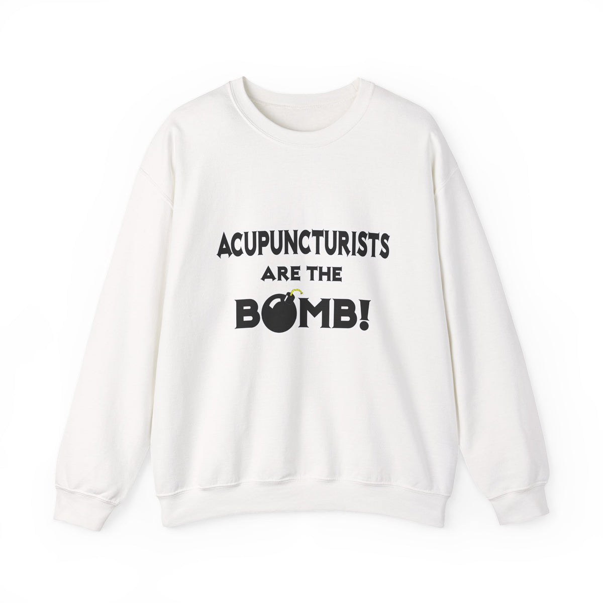 Acupuncturists Are The Bomb! - Unisex Heavy Blend™ Crewneck Sweatshirt