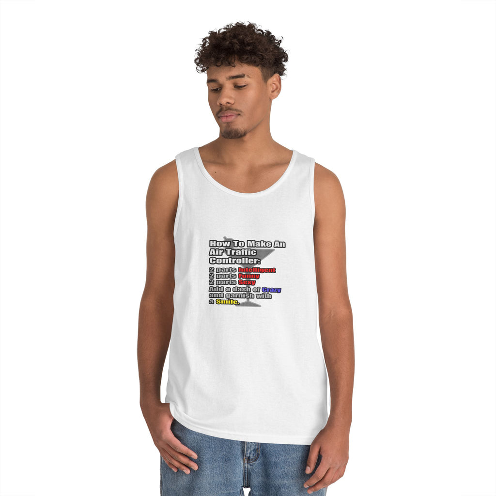How To Make an Air Traffic Controller - Unisex Heavy Cotton Tank Top