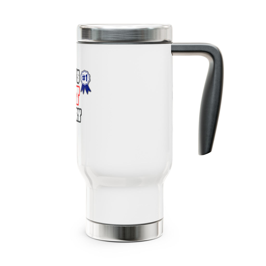 World's Best Actuary - Stainless Steel Travel Mug with Handle, 14oz