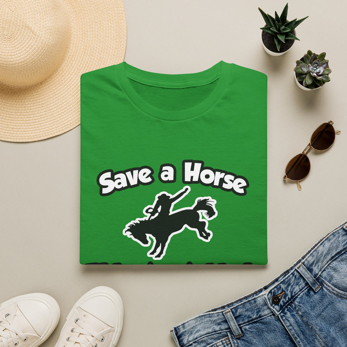 Save a Horse, Ride an Athletic Trainer - Unisex Softstyle T-Shirt