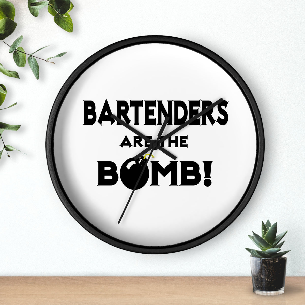 Bartenders Are The Bomb! - Wall Clock