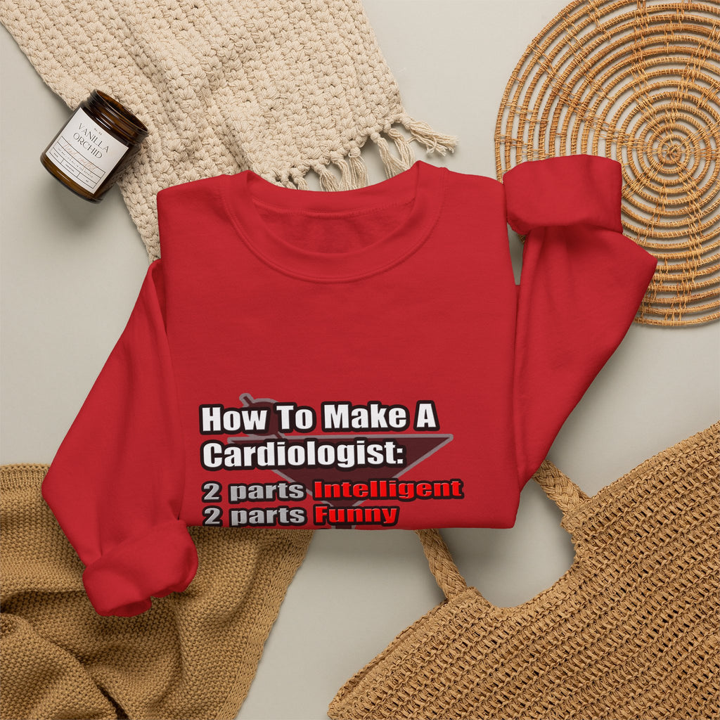 How To Make a Cardiologist - Unisex Heavy Blend™ Crewneck Sweatshirt