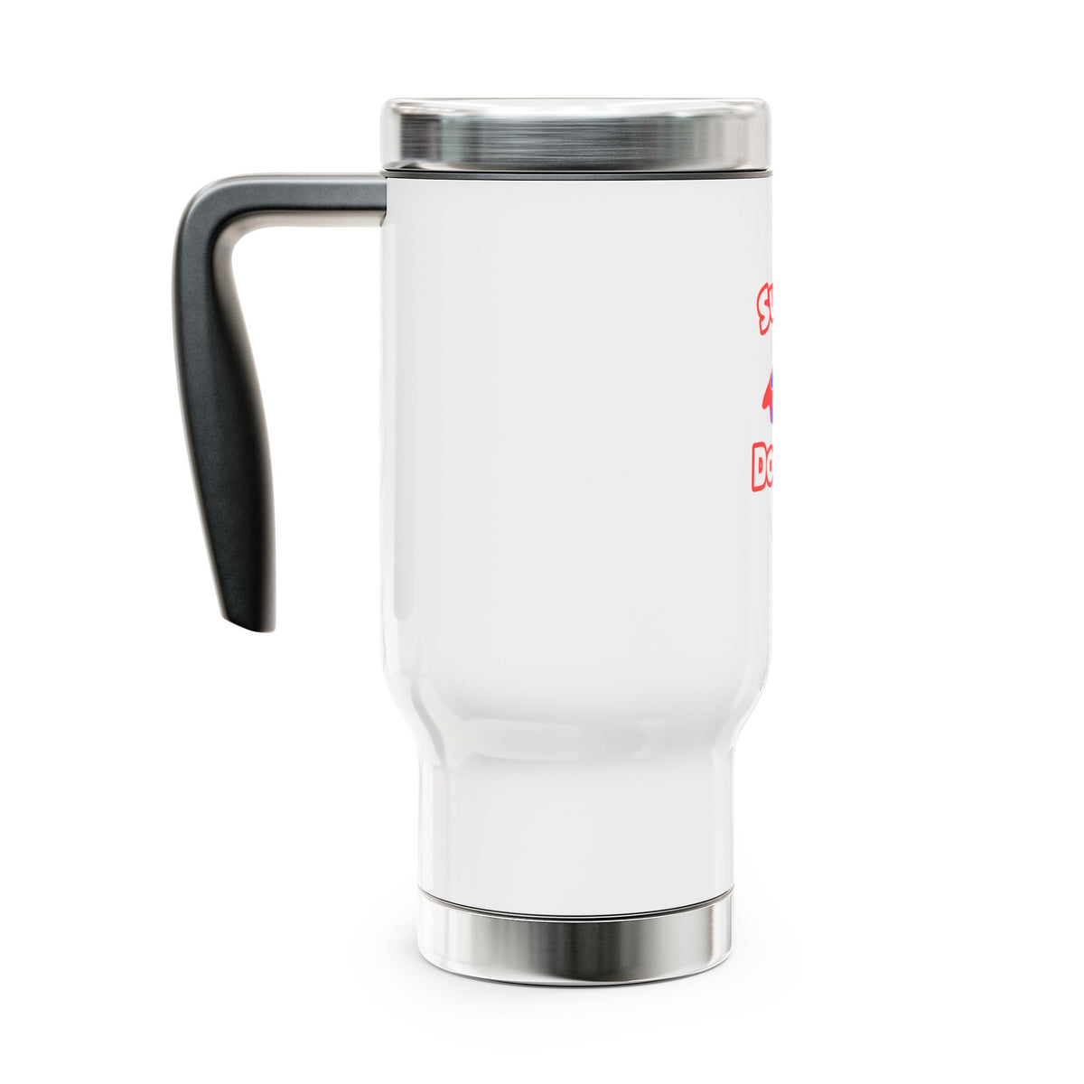 Super Doctor (2) - Stainless Steel Travel Mug with Handle, 14oz