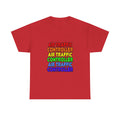 Rainbow Air Traffic Controller - Unisex Heavy Cotton Tee