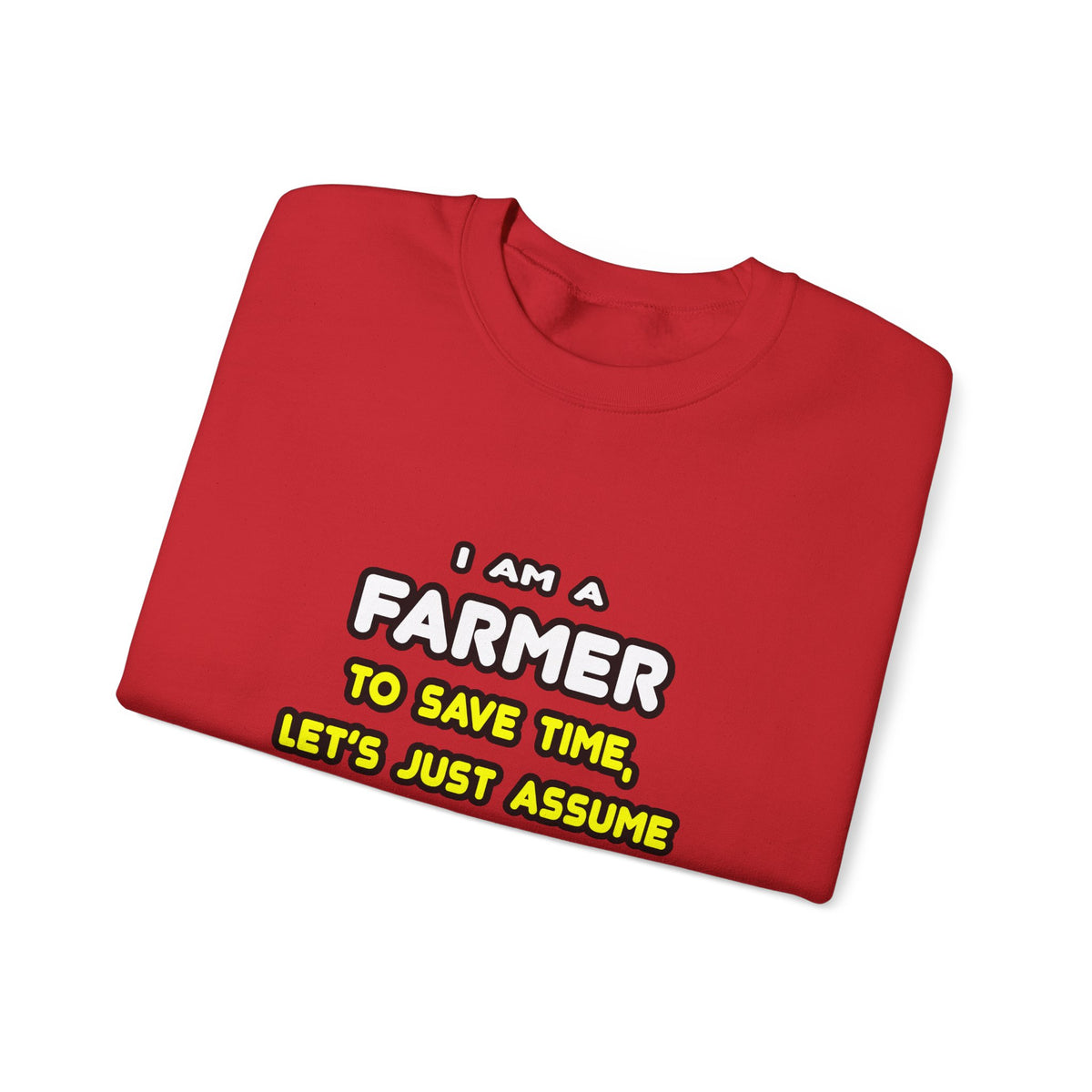 Funny Farmer T Shirts and Gifts - Unisex Heavy Blend™ Crewneck Sweatshirt
