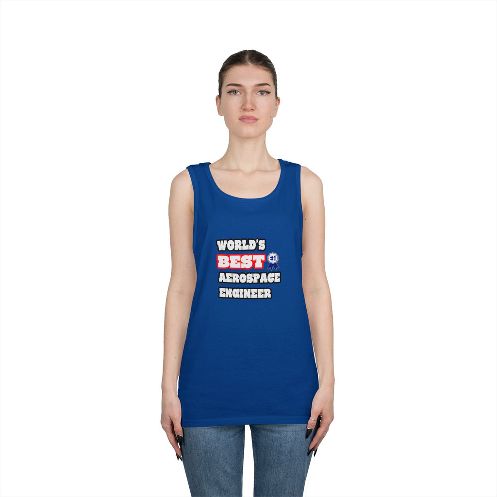 World's Best Aerospace Engineer - Unisex Heavy Cotton Tank Top