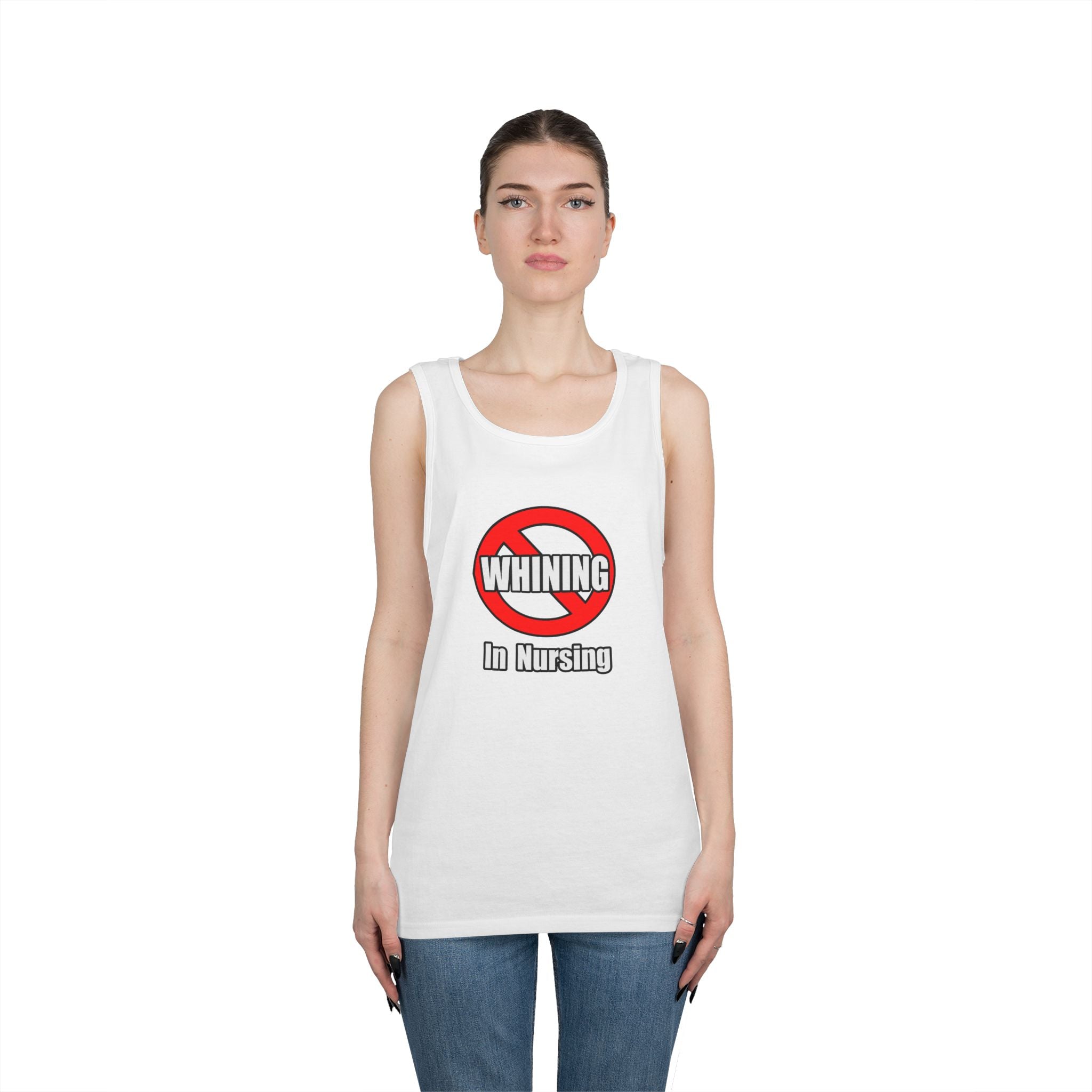 No Whining In Nursing - Unisex Heavy Cotton Tank Top