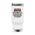 Editor ... OMG WTF LOL - Stainless Steel Travel Mug with Handle, 14oz