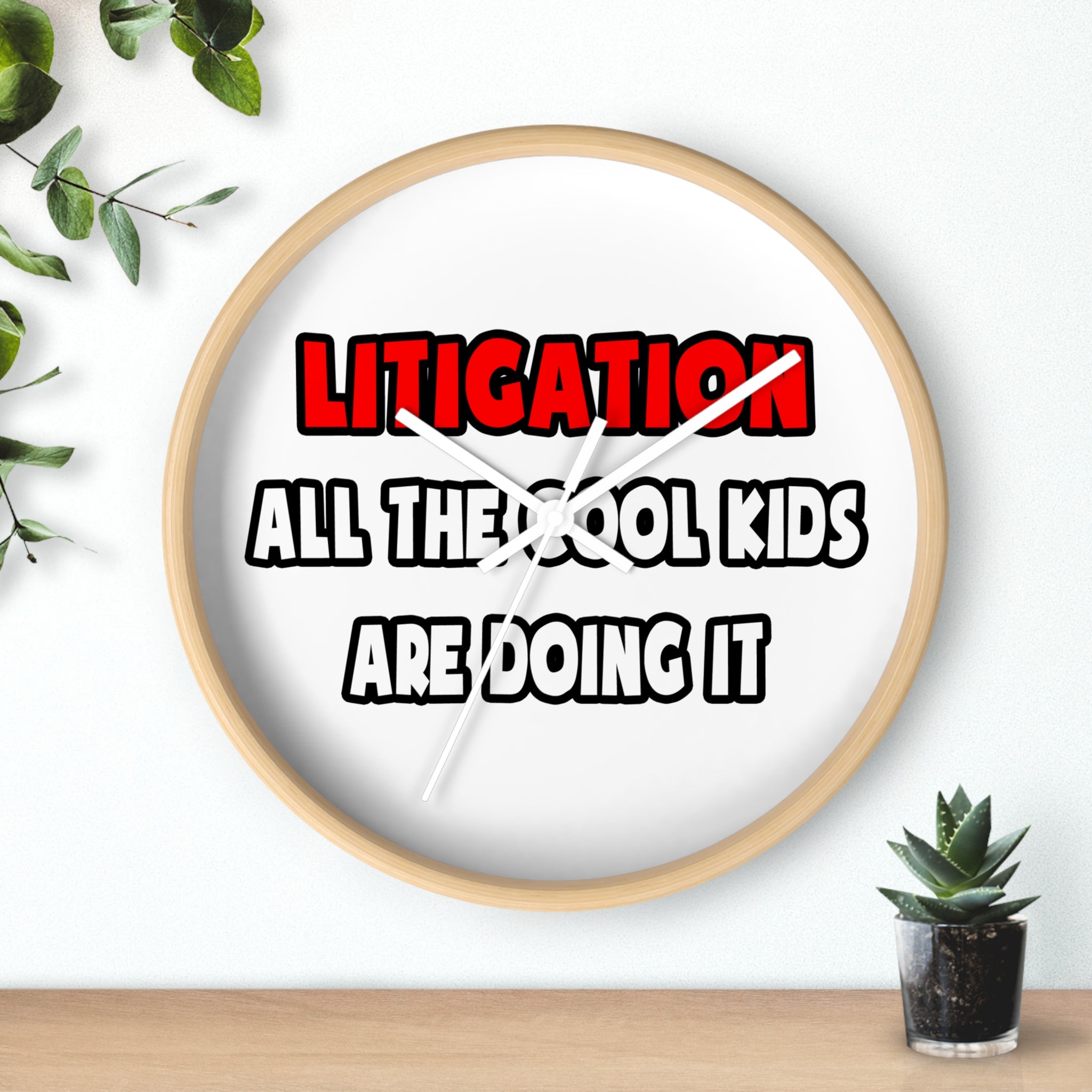 Funny Attorney Shirts and Gifts - Wall Clock