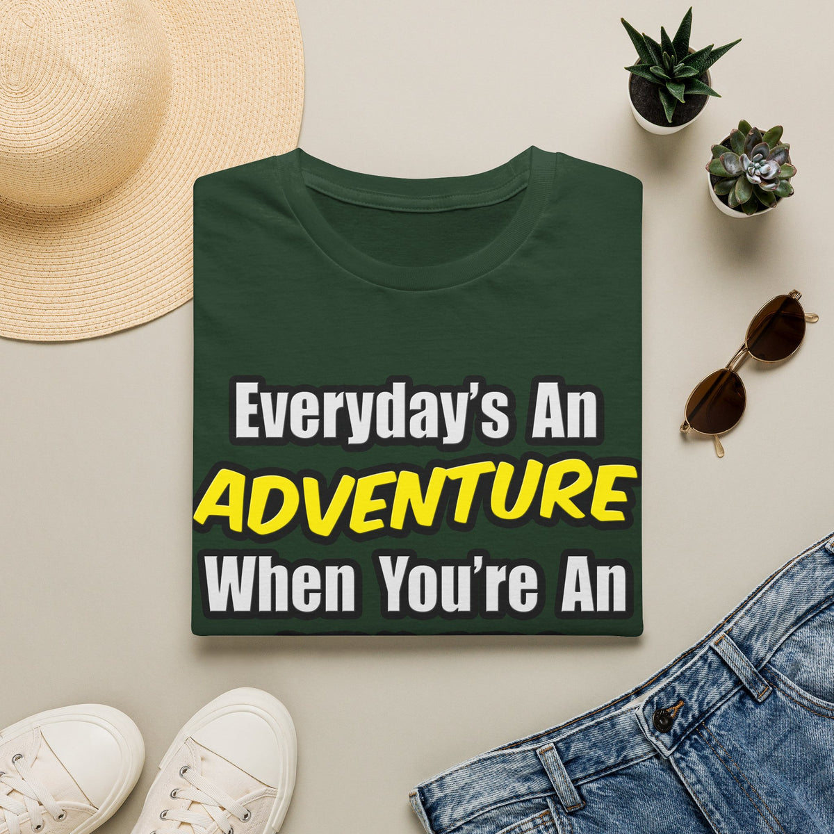Everyday's An Adventure .. Athletic Trainer - Unisex Softstyle T-Shirt