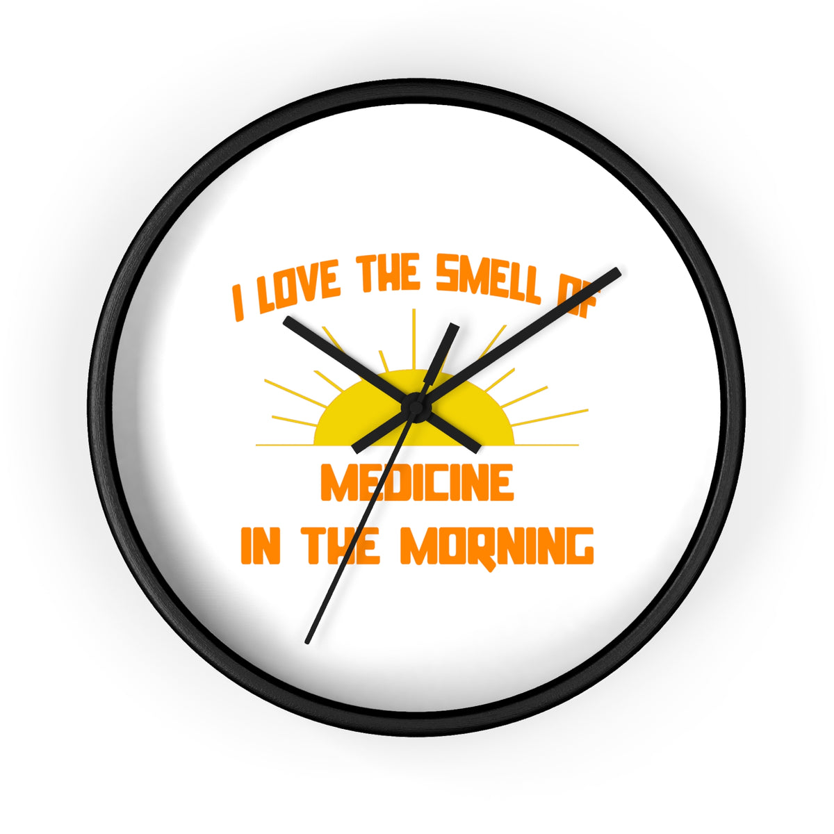 Smell of Medicine in the Morning - Wall Clock