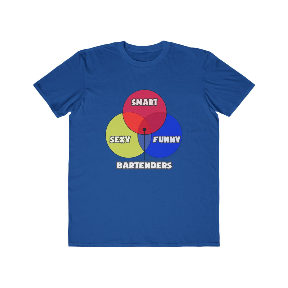 Venn Diagram .. Bartenders - Men's Lightweight Fashion Tee