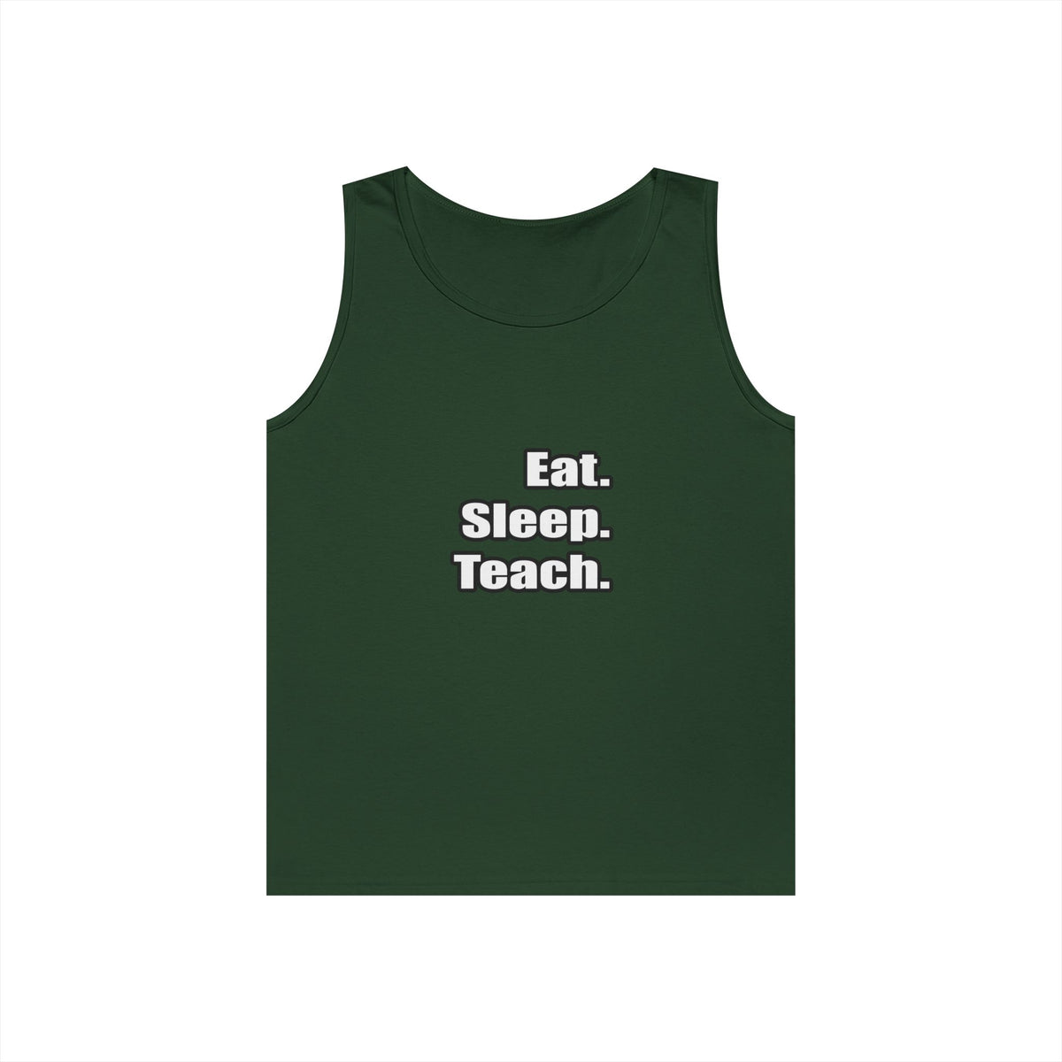 eat sleep teach - Unisex Heavy Cotton Tank Top