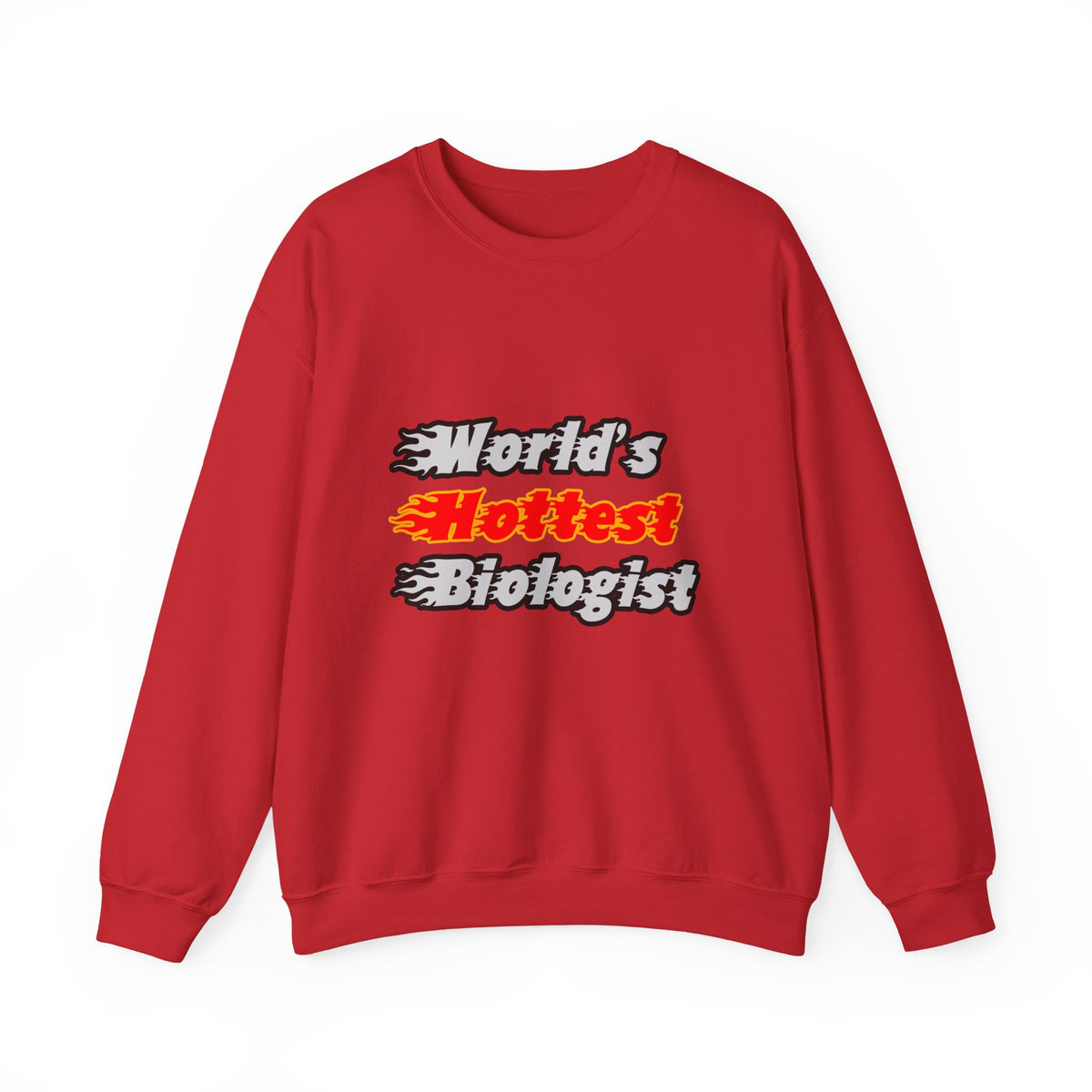 World's Hottest Biologist - Unisex Heavy Blend™ Crewneck Sweatshirt