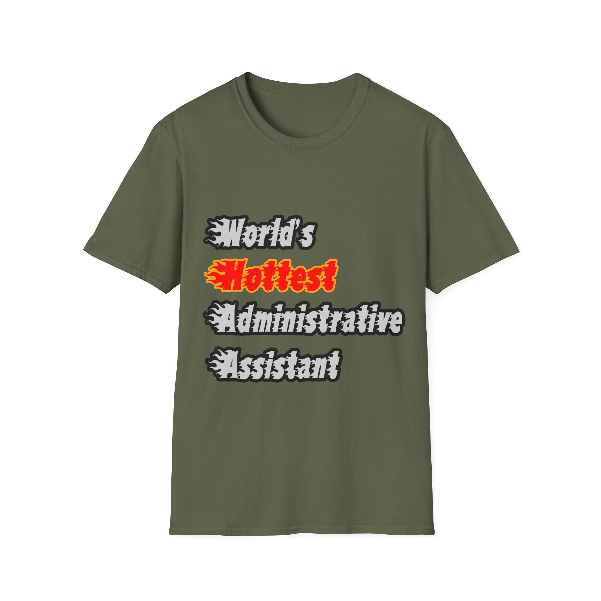 World's Hottest Administrative Assistant - Unisex Softstyle T-Shirt