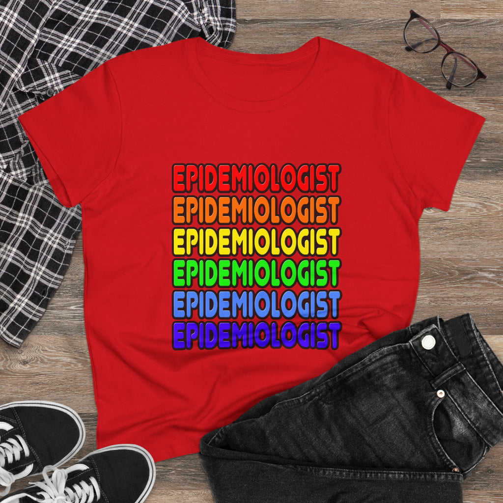Rainbow Epidemiologist - Women's Midweight Cotton Tee